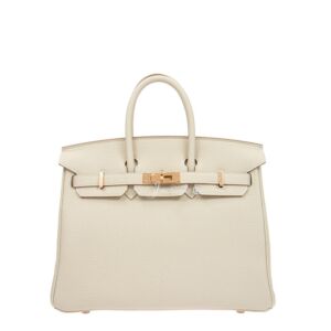 Hermes Birkin 25 Togo Craie Gold Hardware - BRAND NEW