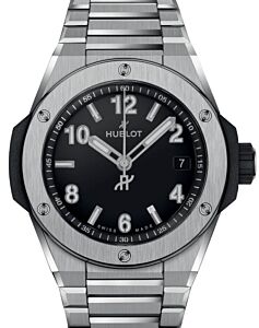 Hublot Big Bang 3-Hands Integrated Time Only Titanium 38mm Black Dial 457.NX.1270.NX
