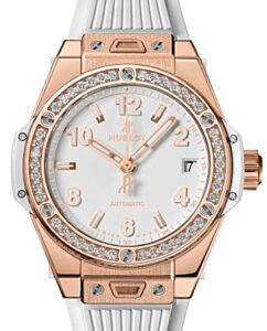 Hublot Big Bang 3-Hands One Click King Gold White Diamonds 39mm 465.OE.2080.RW.1204 - BRAND NEW