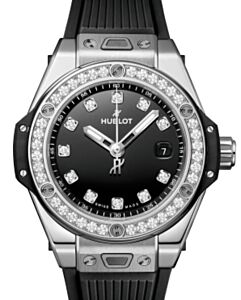 Hublot Big Bang 3-Hands One Click Steel Diamonds 33mm 485.SX.1270.RX.1204 - BRAND NEW