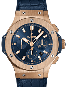 Hublot Big Bang Chronograph Gold Blue 44mm 301.PX.7180.LR - BRAND NEW