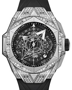 Hublot Big Bang Sang Bleu II Titanium Pave 45mm 418.NX.1107.RX.1604.MXM20 - BRAND NEW