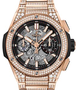 Hublot Big Bang Unico Integrated King Gold Pave 42mm 451.OX.1180.OX.3704 - BRAND NEW