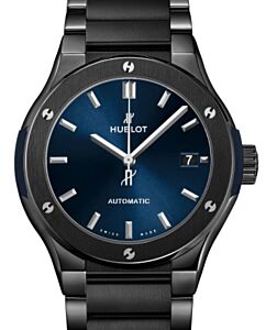 Hublot Classic Fusion Ceramic Blue Bracelet 45mm 510.CM.7170.CM - BRAND NEW