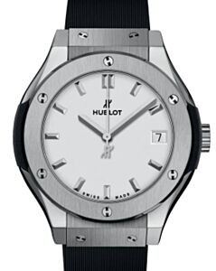 Hublot Classic Fusion 3-Hands Titanium Opalin 33mm 581.NX.2611.RX - BRAND NEW