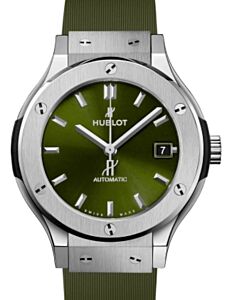 Hublot Classic Fusion 3-Hands Titanium Green 38mm 565.NX.8970.RX - BRAND NEW