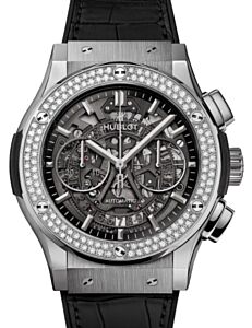 Hublot Classic Fusion Chronograph Aerofusion Titanium Diamonds 45mm 525.NX.0170.LR.1104 - BRAND NEW