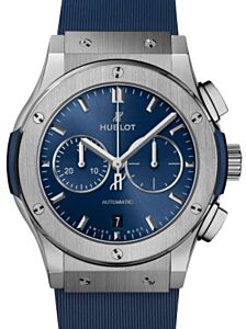 Hublot Classic Fusion Chronograph Titanium Blue 42 mm 541.NX.7170.RX - BRAND NEW
