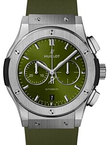 Hublot Classic Fusion Chronograph Titanium Green 42mm 541.NX.8970.RX - BRAND NEW