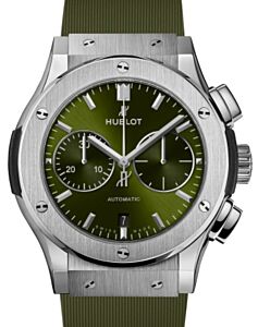 Hublot Classic Fusion Chronograph Titanium Green 45mm 521.NX.8970.RX - BRAND NEW