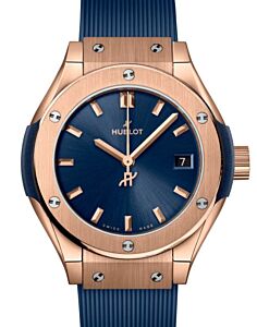 Hublot Classic Fusion King Gold Blue 29mm 591.OX.7180.RX