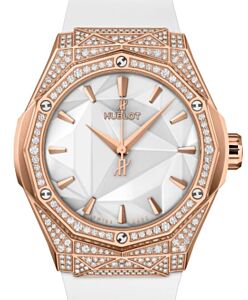 Hublot Classic Fusion Orlinski King Gold White Pave 40mm 550.OS.2200.RW.1604.ORL20 - BRAND NEW