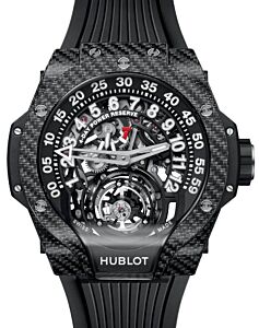 Hublot MP-13 Tourbillion Bi-Axis Retrograde Black Carbon 44mm 913.YT.1170.RX