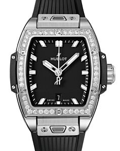 Hublot Shaped Spirit of Big Bang 3-Hands Steel Diamonds 32mm 682.SX.1170.RX.1204