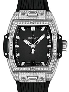Hublot Shaped Spirit of Big Bang 3-Hands Titanium Pave 39mm 662.NX.1170.RX.1604