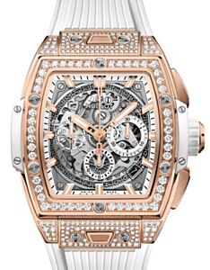 Hublot Shaped Spirit of Big Bang King Gold White Pave 42mm 642.OE.2010.RW.1604