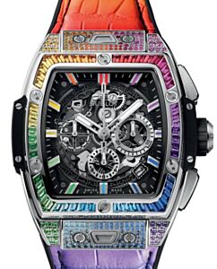 Hublot Shaped Spirit of Big Bang Titanium Rainbow 42mm 642.NX.0117.LR.0999