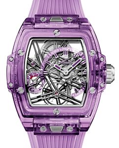 Hublot Shaped Spirit of Big Bang Tourbillon Purple Sapphire 42mm 645.JM.0120.RT