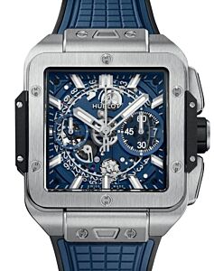 Hublot Shaped Square Bang Unico Titanium Blue 42mm 821.NX.5170.RX