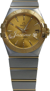 OMEGA 123.20.35.60.08.001 CONSTELLATION QUARTZ 35mm STEEL AND YELLOW GOLD - BRAND NEW