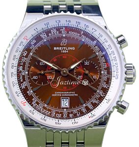 Breitling Navitimer Montbrilliant A23340 Men's 47mm Copper Stainless Steel Chronograph BRAND NEW