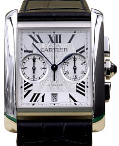 Cartier Tank MC W5330007 Men's Silver Roman Stainless Steel BRAND NEW