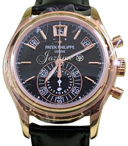 Patek Philippe Complications Annual Calendar Flyback Chronograph Rose Gold 43.25mm Black Dial 5960R - BRAND NEW