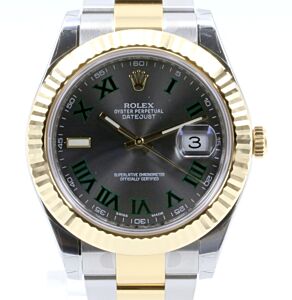 Rolex Datejust II 116333 Roman Slate Men's 41mm Yellow Gold Stainless Steel BRAND NEW