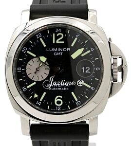 Panerai Luminor Marina GMT Stainless Steel 44mm Black Dial PAM 88 - PRE-OWNED
