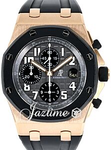 Audemars Piguet Offshore Chronograph "Rubberclad" 42mm Rose Gold Black Dial 25940OK.OO.D002CA.02 - PRE OWNED