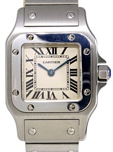 Cartier W20056D6 Santos De Cartier Galbee Stainless Steel Quartz 24mm BRAND NEW