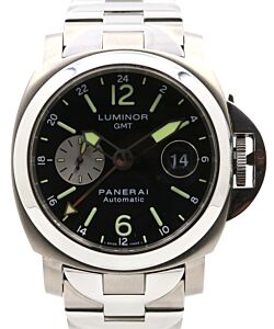 Panerai PAM 161 Luminor GMT Titanium Titanium Stainless Steel 44mm Black 