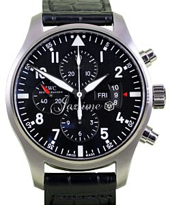 IWC Pilot Chronograph IW3777-01 Stainless Steel Black