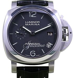 Panerai PAM 392 Luminor Marina 1950 Men's 42mm Black Arabic Index Stainless Steel Date BOX/PAPERS