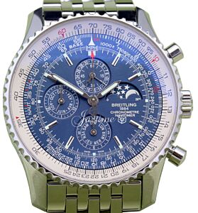 Breitling Navitimer Olympus A19370 Men's 46mm Blue Stainless Steel Chronograph Date BRAND NEW