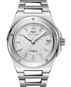 IWC Ingenieur Automatic Steel 35mm Silver "Grid" Dial IW324901 - BRAND NEW