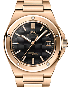 IWC Ingenieur Automatic 18-Carat 5N Gold Black Dial 40mm IW328702 - BRAND NEW