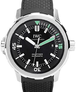 IWC Schaffhausen IW329001 Aquatimer Automatic Black Index Stainless Steel Black Rubber 42mm Automatic