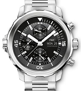 IWC Schaffhausen IW376804 Aquatimer Chronograph Black Index Stainless Steel Chronograph 44mm Automatic