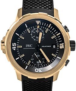 IWC Schaffhausen IW379503 Aquatimer Chronograph Edition Expedition Charles Darwin Black Index Bronze Black Rubber Chronograph 44mm Automatic