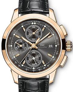 IWC Schaffhausen Ingenieur Chronograph IW380803 Slate Index Red Gold Black Leather 42mm BRAND NEW