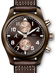 IWC Pilot's Watch Chronograph Edition "The Last Flight" Rose Gold Brown Dial IW388006