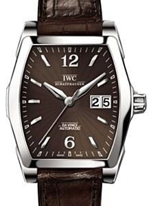 IWC Schaffhausen IW452306 Da Vinci Automatic Brown Index Stainless Steel Brown Leather 35.6 x 42.5 mm Automatic