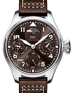 IWC Big Pilot's Watch Perpetual Calendar Edition "Antoine De Saint Exupery" Steel Brown Dial IW503801
