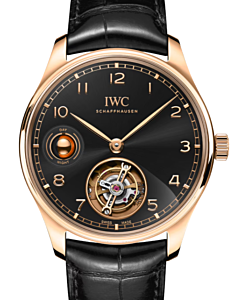 IWC Portugieser Perpetual Calendar 18-Carat Armor Gold 42.4mm Black Dial IW545901 - BRAND NEW