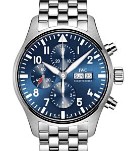 IWC Pilot's Watch Chronograph Edition ?Le Petit Prince? Stainless Steel 43mm Blue Dial IW377717 - BRAND NEW