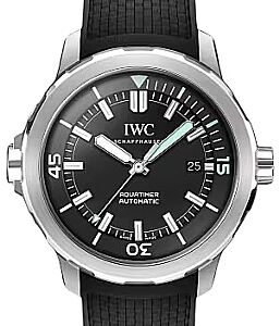 IWC Aquatimer Automatic Steel 42mm Rubber Strap Black Dial IW328802 - BRAND NEW