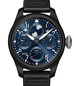 IWC Big Pilot's Watch Perpetual Calendar “Rodeo Drive” Ceramic 46.5mm Blue Dial IW503001