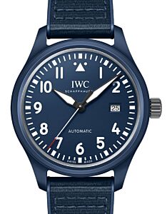 IWC Pilot's Watch Automatic Edition "Laureus Sport for Good" Ceramic 41mm Blue Dial IW328101