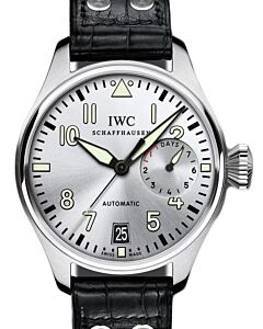 IWC Big Pilot's Watch For Father and Son" Steel Rhodium Dial IW500906